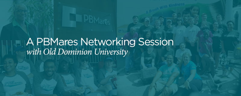 pbmares networking event with odu accounting