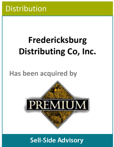 PBMares Sell Side Advisory Fredericksburg Distributing Co