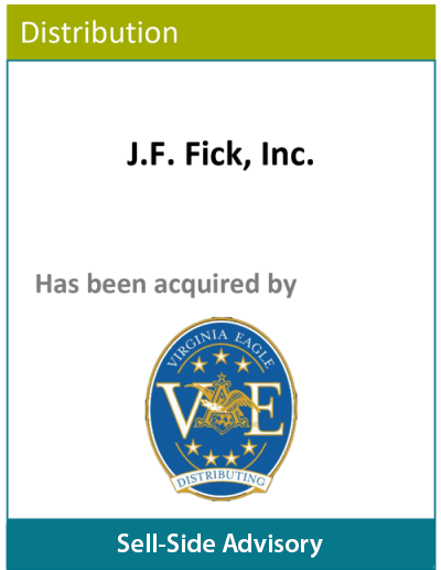 PBMares Sell Side Advisory J.F. Fick, Inc.